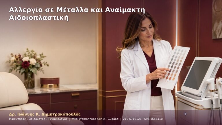 Αλλεργία σε Μέταλλα και Αναίμακτη Αιδοιοπλαστική