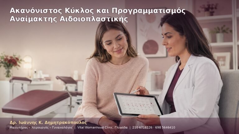 Ακανόνιστος Κύκλος και Προγραμματισμός Αναίμακτης Αιδοιοπλαστικής