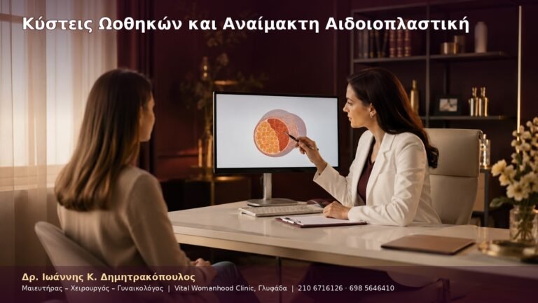 Κύστεις Ωοθηκών και Αναίμακτη Αιδοιοπλαστική