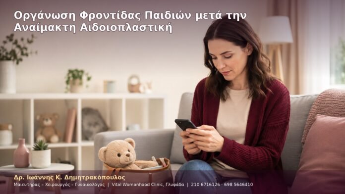 Οργάνωση Φροντίδας Παιδιών μετά την Αναίμακτη Αιδοιοπλαστική