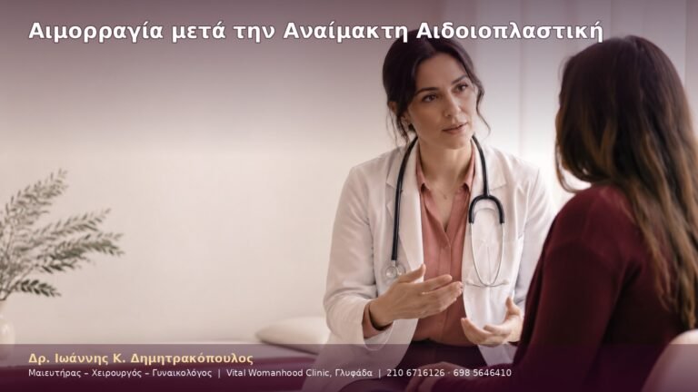 Αιμορραγία μετά την Αναίμακτη Αιδοιοπλαστική