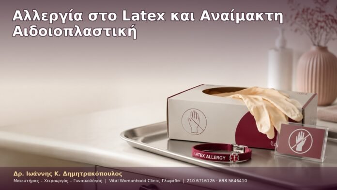 Αλλεργία στο Latex και Αναίμακτη Αιδοιοπλαστική