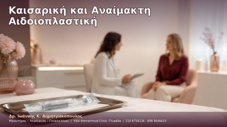 Καισαρική και Αναίμακτη Αιδοιοπλαστική