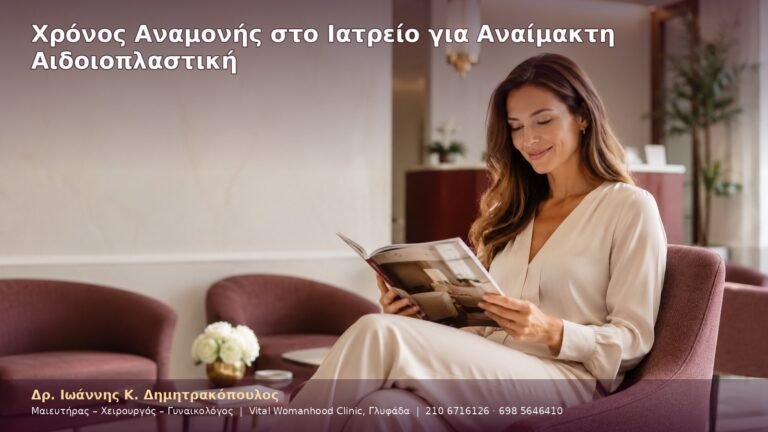 Χρόνος Αναμονής στο Ιατρείο για Αναίμακτη Αιδοιοπλαστική