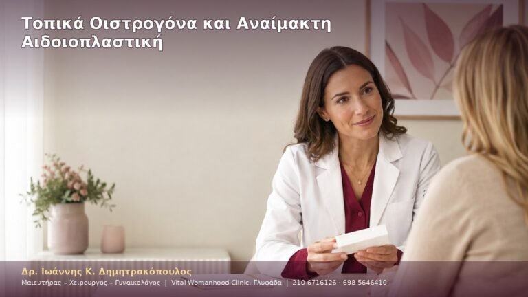 Τοπικά Οιστρογόνα και Αναίμακτη Αιδοιοπλαστική