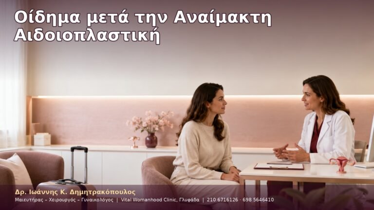 Οίδημα μετά την Αναίμακτη Αιδοιοπλαστική