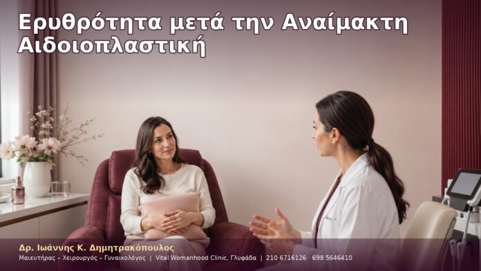 Ερυθρότητα μετά την Αναίμακτη Αιδοιοπλαστική