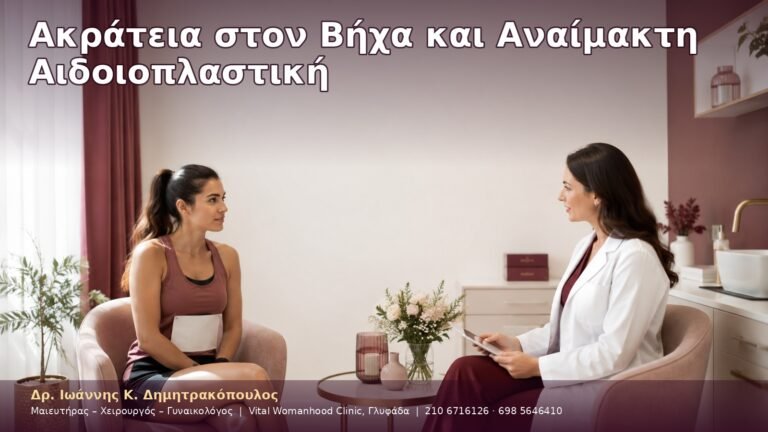 Ακράτεια στον Βήχα και Αναίμακτη Αιδοιοπλαστική