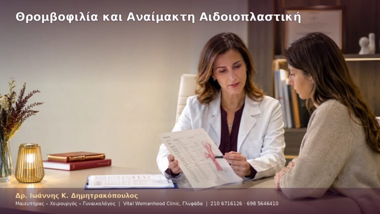 Θρομβοφιλία και Αναίμακτη Αιδοιοπλαστική