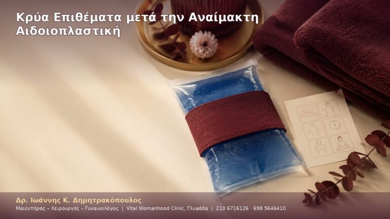 Κρύα Επιθέματα μετά την Αναίμακτη Αιδοιοπλαστική