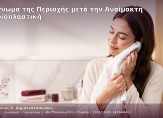 Στέγνωμα της Περιοχής μετά την Αναίμακτη Αιδοιοπλαστική