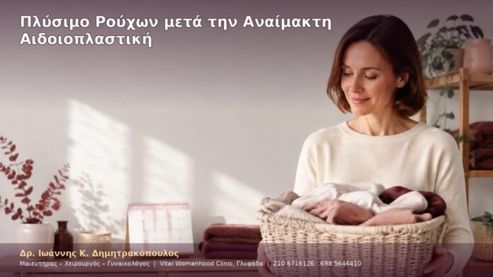 Πλύσιμο Ρούχων μετά την Αναίμακτη Αιδοιοπλαστική