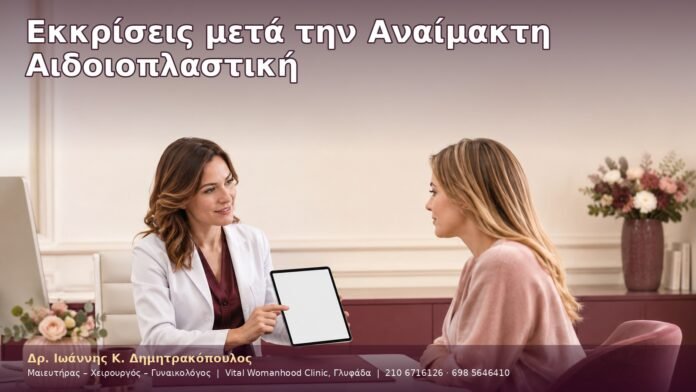 Εκκρίσεις μετά την Αναίμακτη Αιδοιοπλαστική