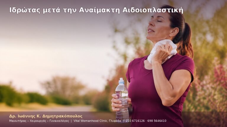 Ιδρώτας μετά την Αναίμακτη Αιδοιοπλαστική