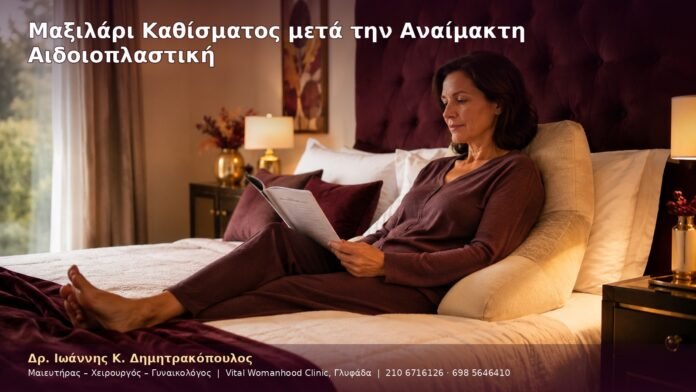 Μαξιλάρι Καθίσματος μετά την Αναίμακτη Αιδοιοπλαστική