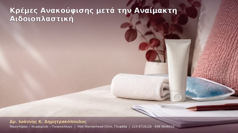 Κρέμες Ανακούφισης μετά την Αναίμακτη Αιδοιοπλαστική