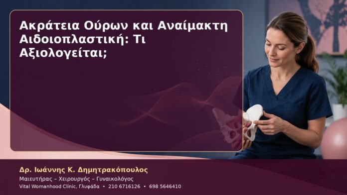 Ακράτεια Ούρων και Αναίμακτη Αιδοιοπλαστική: Τι Αξιολογείται;