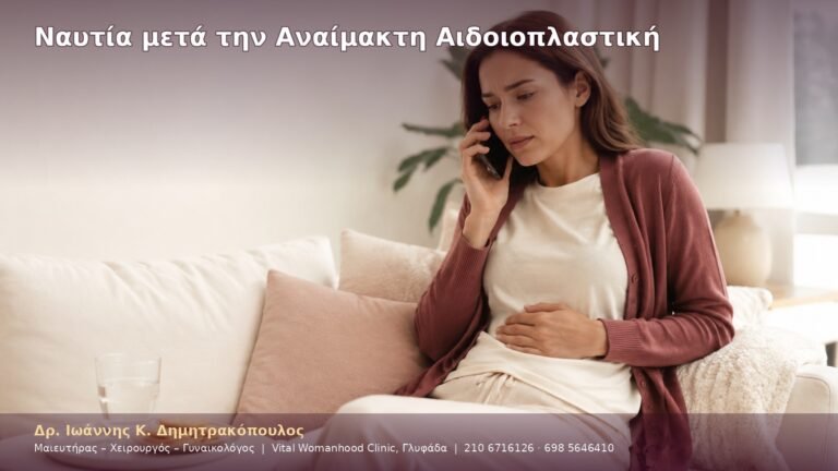 Ναυτία μετά την Αναίμακτη Αιδοιοπλαστική