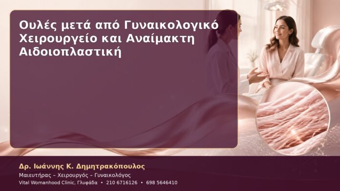 Ουλές μετά από Γυναικολογικό Χειρουργείο και Αναίμακτη Αιδοιοπλαστική