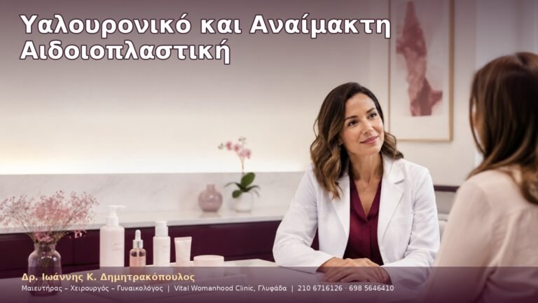 Υαλουρονικό και Αναίμακτη Αιδοιοπλαστική