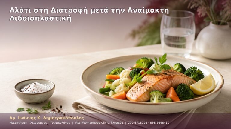 Αλάτι στη Διατροφή μετά την Αναίμακτη Αιδοιοπλαστική