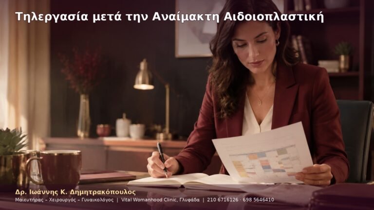 Τηλεργασία μετά την Αναίμακτη Αιδοιοπλαστική