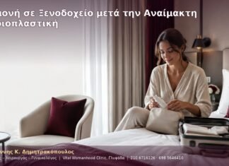Διαμονή σε Ξενοδοχείο μετά την Αναίμακτη Αιδοιοπλαστική