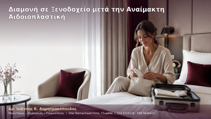 Διαμονή σε Ξενοδοχείο μετά την Αναίμακτη Αιδοιοπλαστική