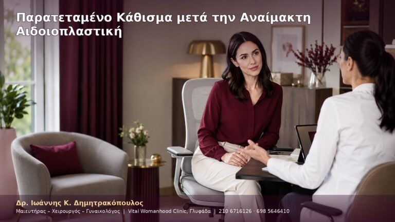 Παρατεταμένο Κάθισμα μετά την Αναίμακτη Αιδοιοπλαστική