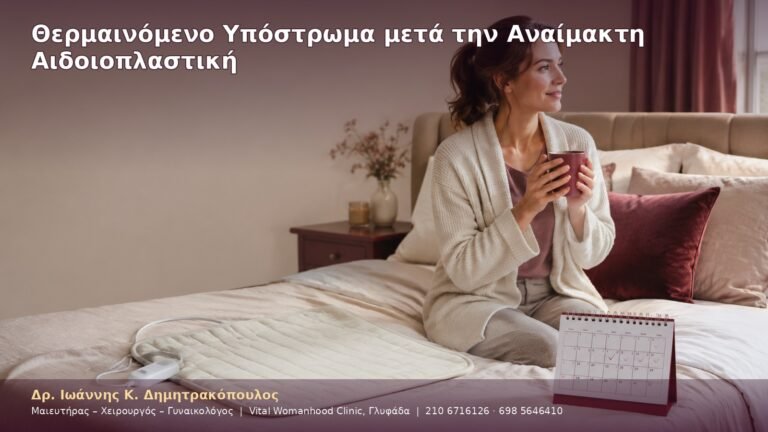 Θερμαινόμενο Υπόστρωμα μετά την Αναίμακτη Αιδοιοπλαστική
