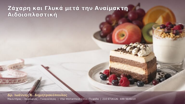 Ζάχαρη και Γλυκά μετά την Αναίμακτη Αιδοιοπλαστική