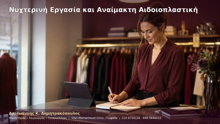 Νυχτερινή Εργασία και Αναίμακτη Αιδοιοπλαστική