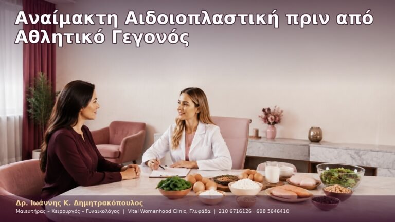 Αναίμακτη Αιδοιοπλαστική πριν από Αθλητικό Γεγονός