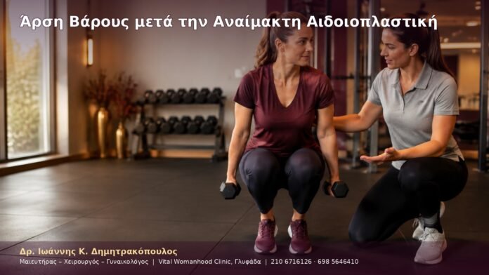 Άρση Βάρους μετά την Αναίμακτη Αιδοιοπλαστική