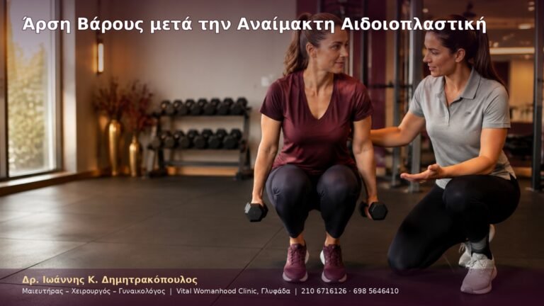 Άρση Βάρους μετά την Αναίμακτη Αιδοιοπλαστική