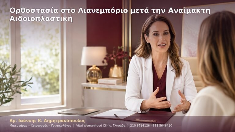 Ορθοστασία στο Λιανεμπόριο μετά την Αναίμακτη Αιδοιοπλαστική
