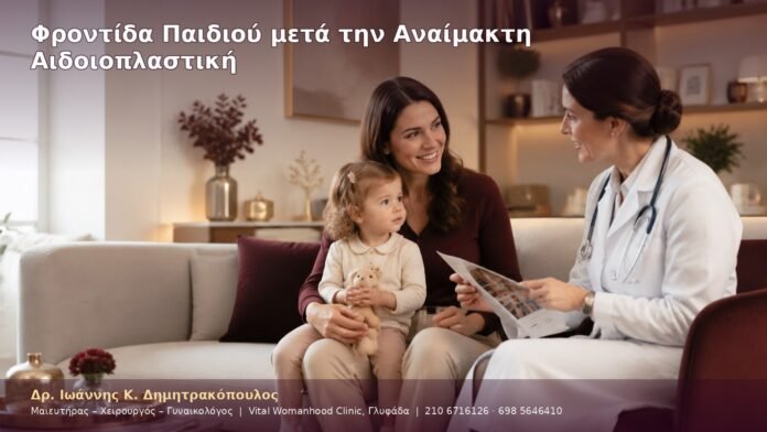 Φροντίδα Παιδιού μετά την Αναίμακτη Αιδοιοπλαστική