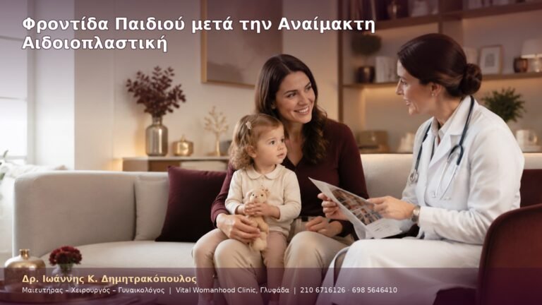 Φροντίδα Παιδιού μετά την Αναίμακτη Αιδοιοπλαστική