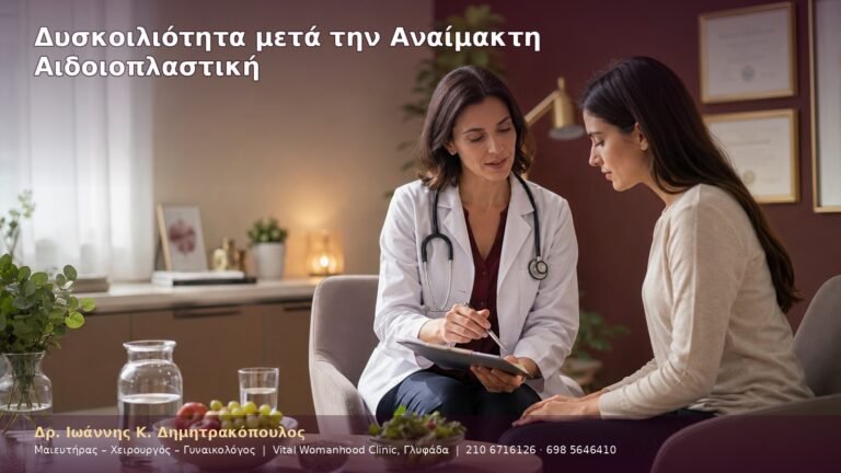 Δυσκοιλιότητα μετά την Αναίμακτη Αιδοιοπλαστική