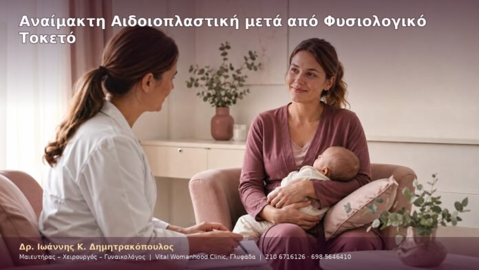 Αναίμακτη Αιδοιοπλαστική μετά από Φυσιολογικό Τοκετό