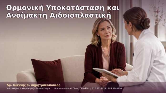 Ορμονική Υποκατάσταση και Αναίμακτη Αιδοιοπλαστική