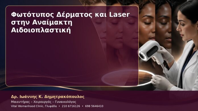 Φωτότυπος Δέρματος και Laser στην Αναίμακτη Αιδοιοπλαστική