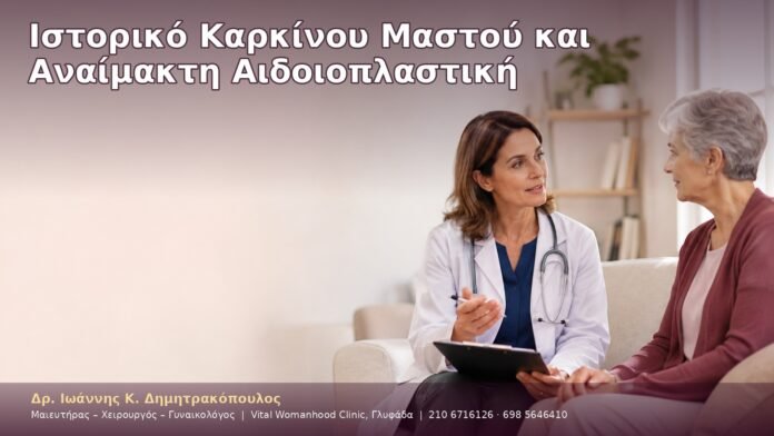 Ιστορικό Καρκίνου Μαστού και Αναίμακτη Αιδοιοπλαστική