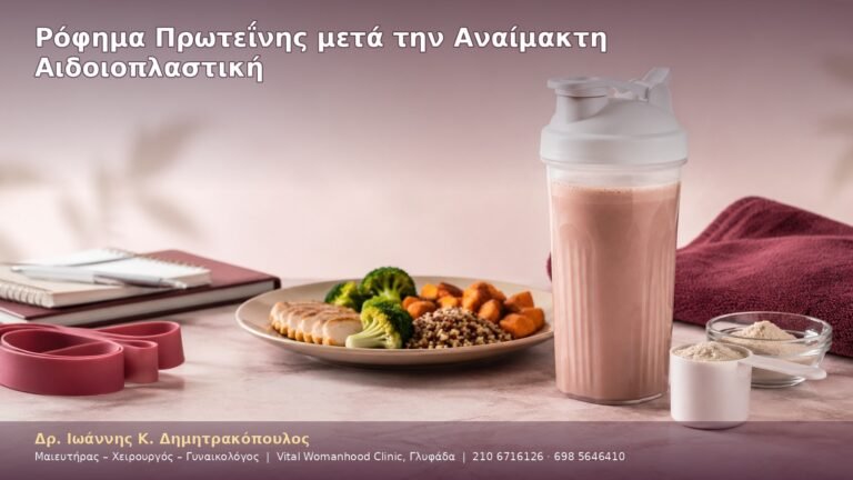 Ρόφημα Πρωτεΐνης μετά την Αναίμακτη Αιδοιοπλαστική