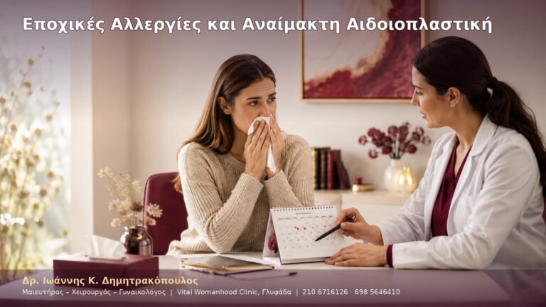 Εποχικές Αλλεργίες και Αναίμακτη Αιδοιοπλαστική