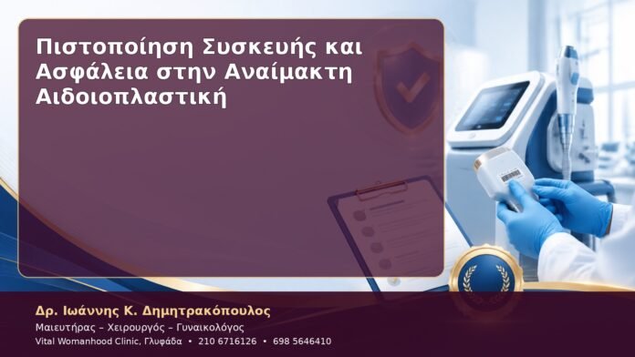 cover-38 Πιστοποίηση Συσκευής και Ασφάλεια στην Αναίμακτη Αιδοιοπλαστική