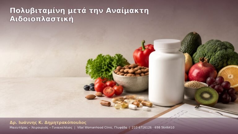 Πολυβιταμίνη μετά την Αναίμακτη Αιδοιοπλαστική
