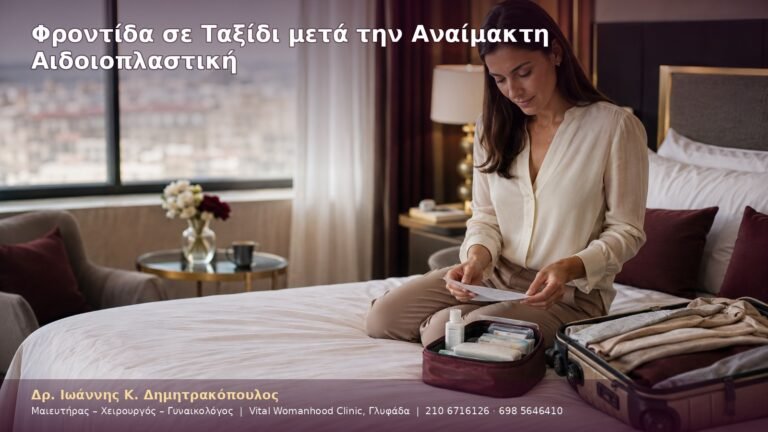 Φροντίδα σε Ταξίδι μετά την Αναίμακτη Αιδοιοπλαστική