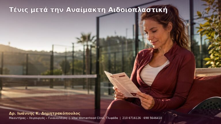 Τένις μετά την Αναίμακτη Αιδοιοπλαστική