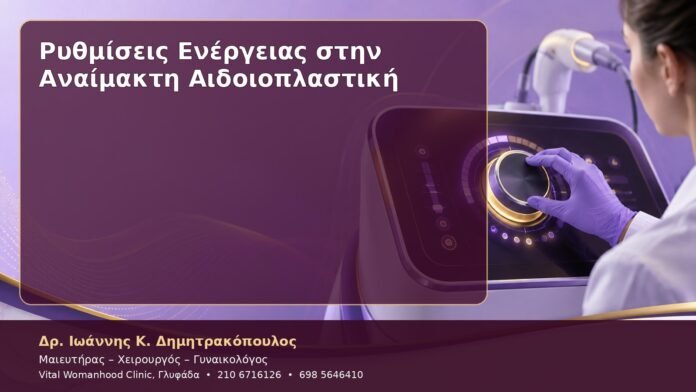 cover-39 Ρυθμίσεις Ενέργειας στην Αναίμακτη Αιδοιοπλαστική